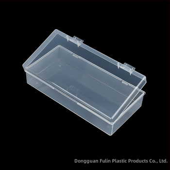 Permatoma stačiakampė plastikinė dėžutė 185x90x45, maža papuošalų laikymo dėžutė, smulkių dalių dėžutė, priedų, įrankių, PP dėžutė