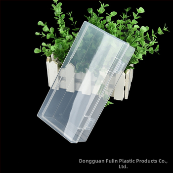 Permatoma stačiakampė plastikinė dėžutė 185x90x45, maža papuošalų laikymo dėžutė, smulkių dalių dėžutė, priedų, įrankių, PP dėžutė