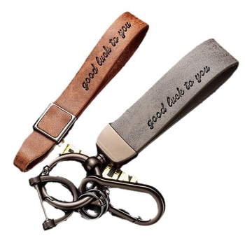 Υψηλής ποιότητας μπρελόκ αυτοκινήτου με αντι-χαμένο δαχτυλίδι από δέρμα δημιουργικό δώρο μπρελόκ εκτυπώσιμο λογότυπο χονδρικής