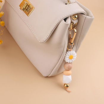 Uus käsitööna valminud silikoonist helmestega ripats-ehted, loominguline isetehtud koomiksikarikakrast ripats-võtmehoidja