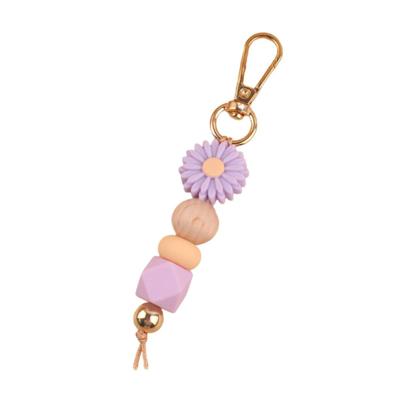 Uus käsitööna valminud silikoonist helmestega ripats-ehted, loominguline isetehtud koomiksikarikakrast ripats-võtmehoidja