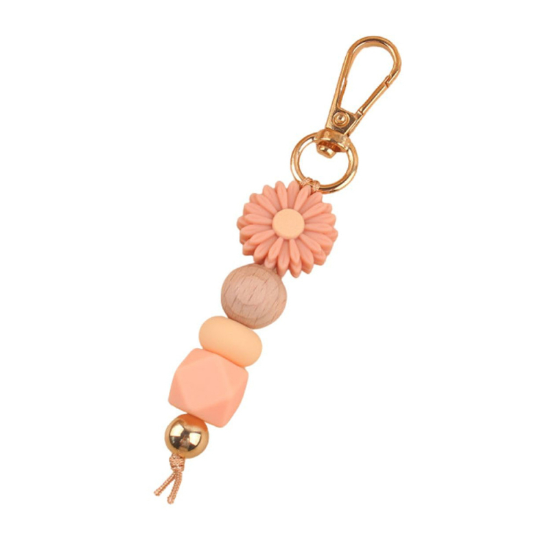 Uus käsitööna valminud silikoonist helmestega ripats-ehted, loominguline isetehtud koomiksikarikakrast ripats-võtmehoidja