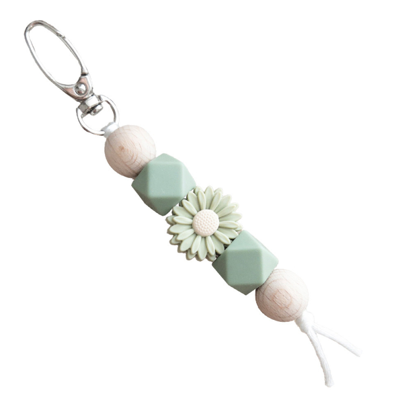 Uus käsitööna valminud silikoonist helmestega ripats-ehted, loominguline isetehtud koomiksikarikakrast ripats-võtmehoidja