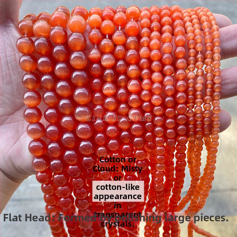 Gyári közvetlen szállítás, többszínű macskaszem köves gyöngyök, kézzel készített, barkács ékszerek, kiegészítők, karkötők, nyakláncok, félkész kerek gyöngyök, nagykereskedelem