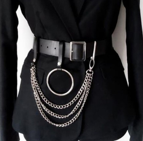 Minimalistinė juosmens grandinėlė vyrams ir moterims, universalus suknelės diržas moterims, laisvalaikio diržas madingoms merginoms