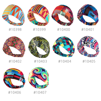 Meeste trükitud peapael Euroopa ja Ameerika uus elastne higi imav sportlik juuksepael õues jooksmiseks ja fitnessiks hingav juuksepael