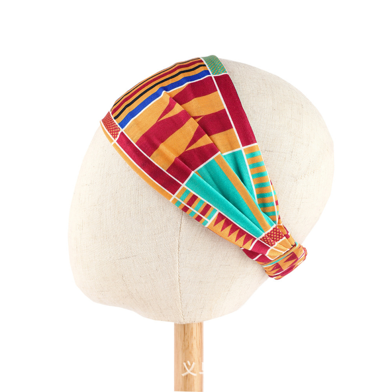 Meeste trükitud peapael Euroopa ja Ameerika uus elastne higi imav sportlik juuksepael õues jooksmiseks ja fitnessiks hingav juuksepael