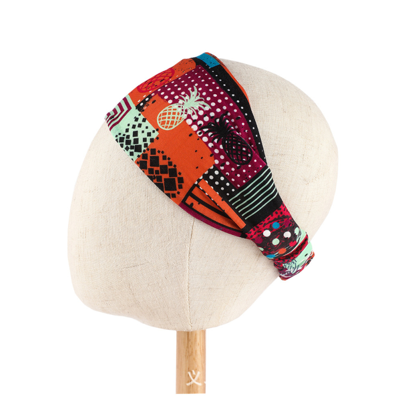 Meeste trükitud peapael Euroopa ja Ameerika uus elastne higi imav sportlik juuksepael õues jooksmiseks ja fitnessiks hingav juuksepael