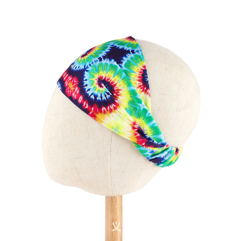 Meeste trükitud peapael Euroopa ja Ameerika uus elastne higi imav sportlik juuksepael õues jooksmiseks ja fitnessiks hingav juuksepael