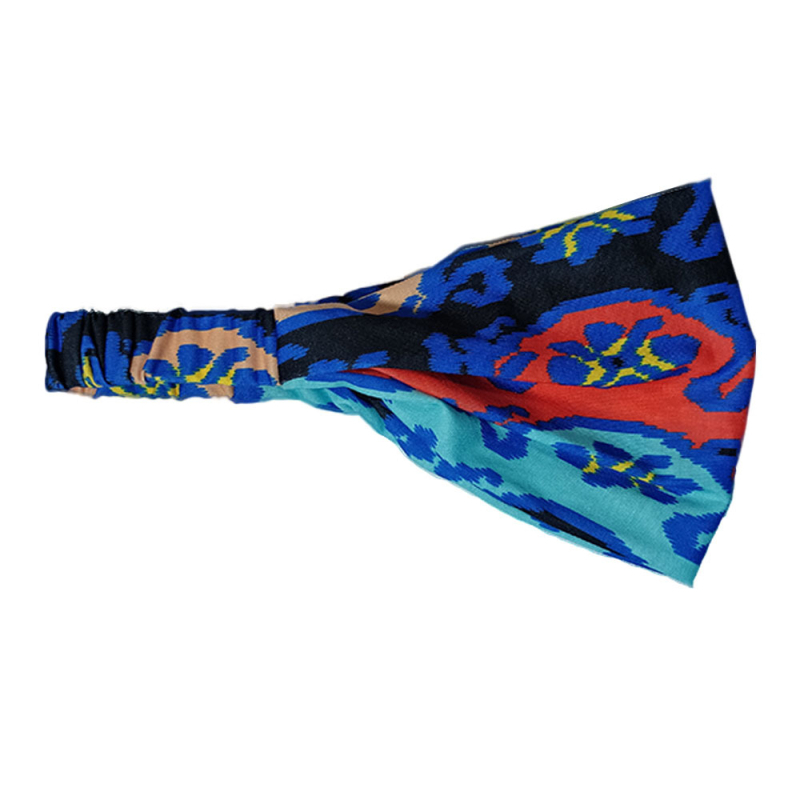 Meeste trükitud peapael Euroopa ja Ameerika uus elastne higi imav sportlik juuksepael õues jooksmiseks ja fitnessiks hingav juuksepael