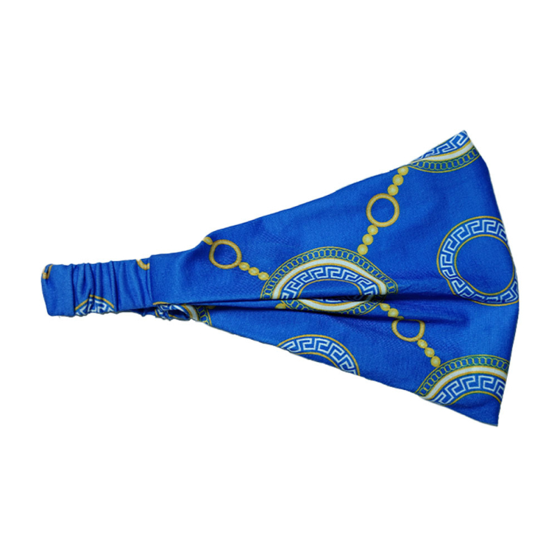 Meeste trükitud peapael Euroopa ja Ameerika uus elastne higi imav sportlik juuksepael õues jooksmiseks ja fitnessiks hingav juuksepael