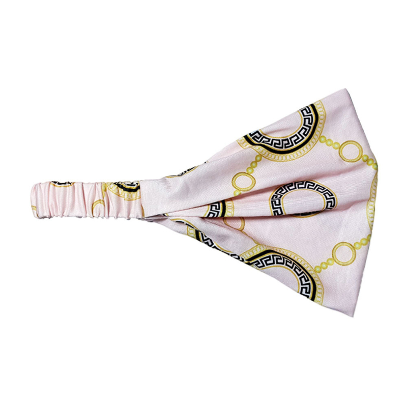 Meeste trükitud peapael Euroopa ja Ameerika uus elastne higi imav sportlik juuksepael õues jooksmiseks ja fitnessiks hingav juuksepael