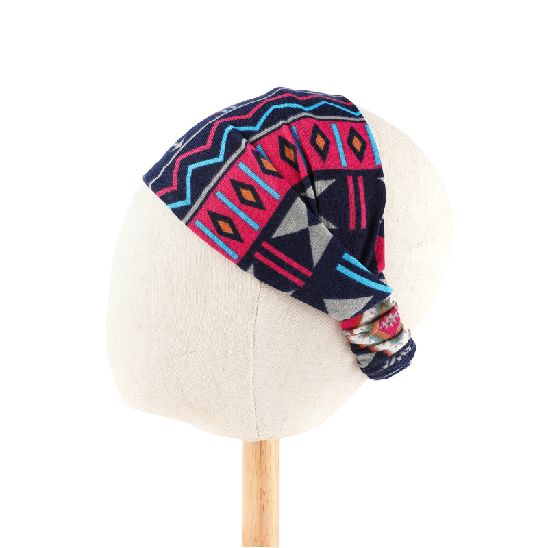 Meeste trükitud peapael Euroopa ja Ameerika uus elastne higi imav sportlik juuksepael õues jooksmiseks ja fitnessiks hingav juuksepael