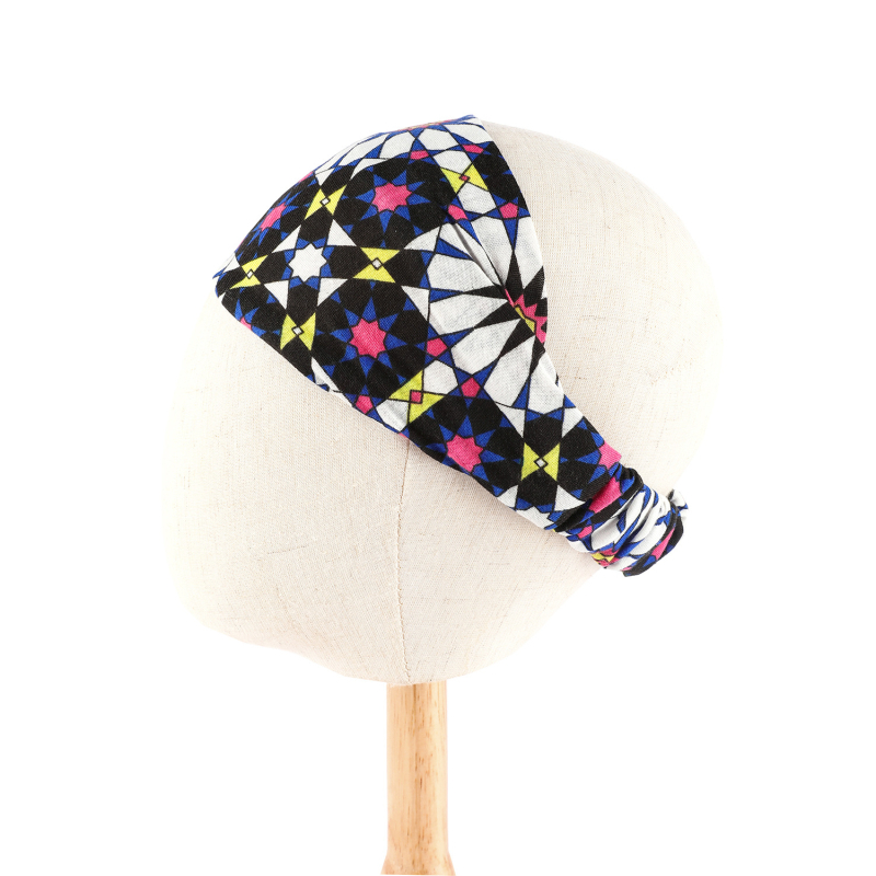 Meeste trükitud peapael Euroopa ja Ameerika uus elastne higi imav sportlik juuksepael õues jooksmiseks ja fitnessiks hingav juuksepael