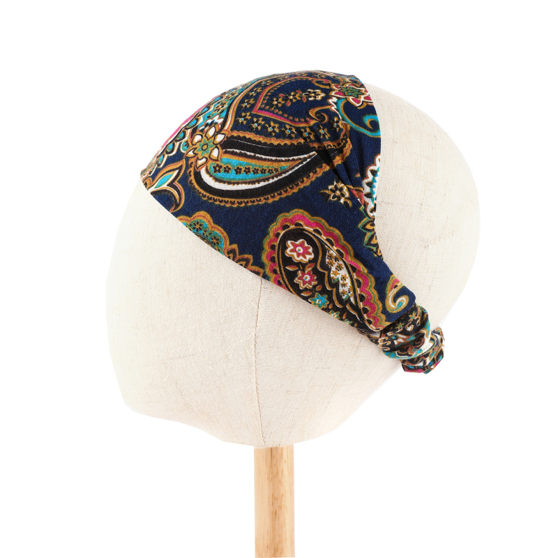 Meeste trükitud peapael Euroopa ja Ameerika uus elastne higi imav sportlik juuksepael õues jooksmiseks ja fitnessiks hingav juuksepael