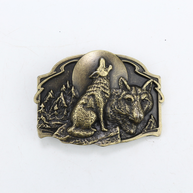 Amazon Zinc West Denim vööpandla Texas Bullheadi viieharulise tähega Euroopa ja Ameerika vintage vööpandla