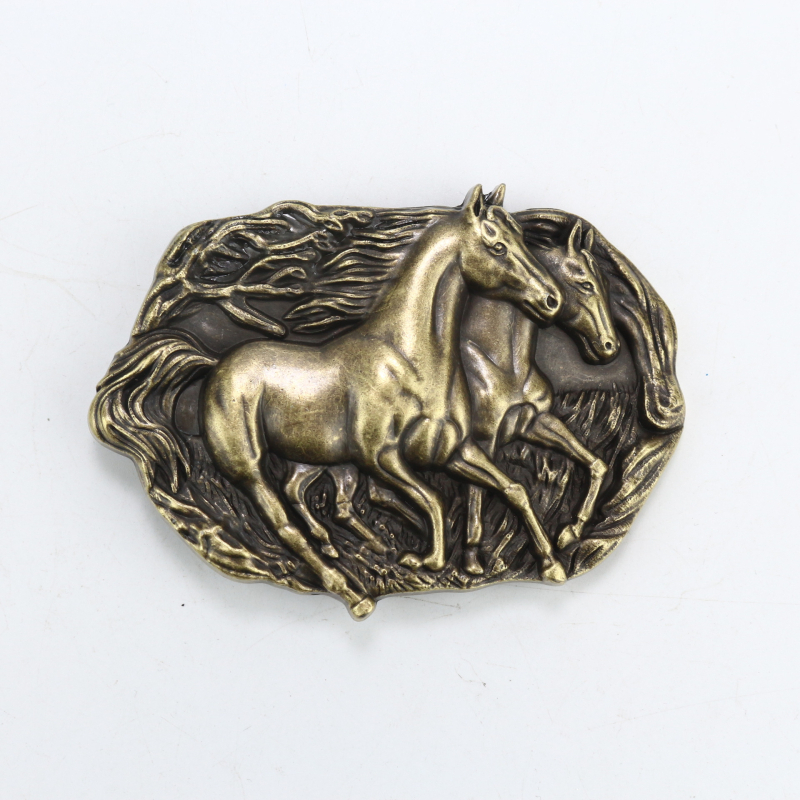 Amazon Zinc West Denim vööpandla Texas Bullheadi viieharulise tähega Euroopa ja Ameerika vintage vööpandla