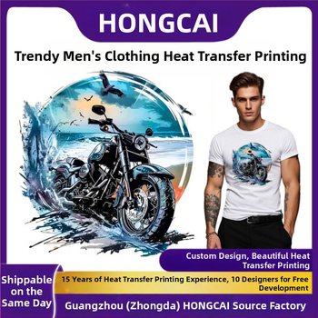 Europos ir Amerikos tarpvalstybiniai populiarūs motociklų šilumos perdavimo šilumos perdavimo vyriški drabužiai personalizuoti drabužiai spausdinimas „pasidaryk pats“ šilumos perdavimo lipdukai šilumos perdavimas