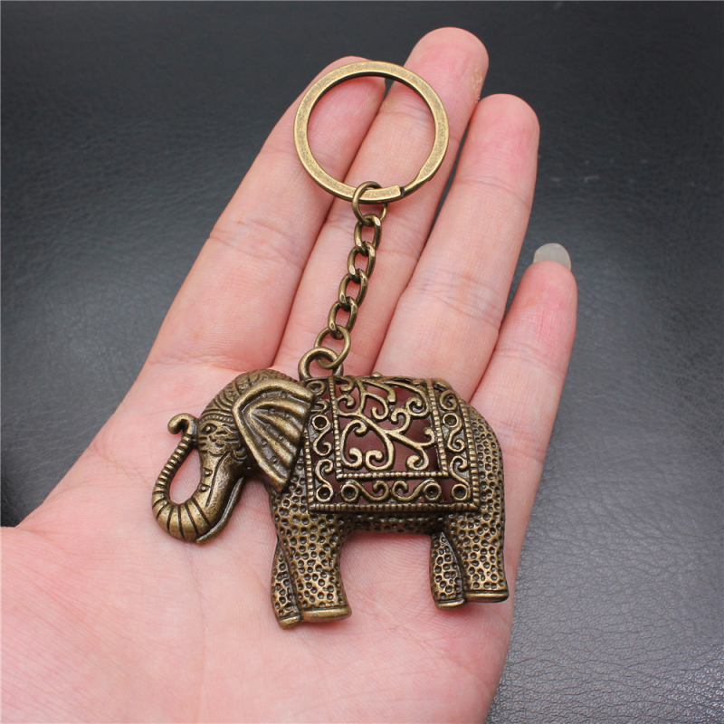 Turisztikai szuvenír ajándék népszerű ékszer egyszerű elefánt medál kulcstartó