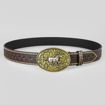 Új retró szegecses férfi öv, trendi személyiség, farmer, lezser nadrágöv, sokoldalú, divatos, luxus férfi öv