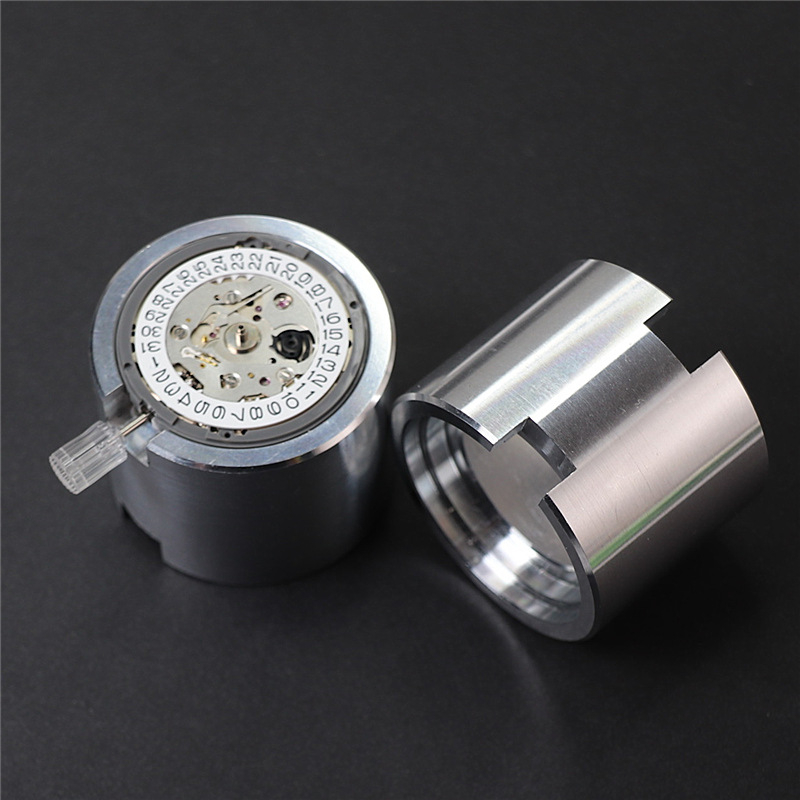 Pulksteņa remonta instrumenta mehānisma turētājs no alumīnija NH35NH36 2824 2892 8215 mehānisma pamatnei