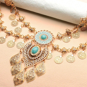 Uued sulamist vintage tutiga mündid kõhutantsu vööketiga daamidele, uhked ehted igapäevaseks kandmiseks tehase otsemüügist