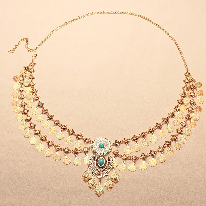 Uued sulamist vintage tutiga mündid kõhutantsu vööketiga daamidele, uhked ehted igapäevaseks kandmiseks tehase otsemüügist