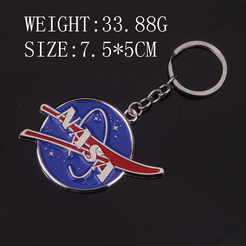 Youmeng Külkereskedelmi Nemzeti Repüléstechnikai Nasa Kulcstartó Ötvözet Medál Európai és Amerikai Népszerű Kiegészítők