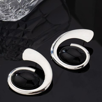 Νέα ευρωπαϊκή και αμερικανική προσωπικότητα 2024, all-match υπερβολική τάση γυναικεία σκουλαρίκια κοσμήματα, μοναδικά σκουλαρίκια με προσωπικότητα