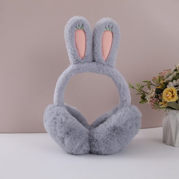 Άμεσες πωλήσεις εργοστασίου Φθινοπωρινά και Χειμερινά Βελούδινα Ζεστά Ακουστικά Ακουστικά Ακουστικά Αυτιά Κουνελιού Ανθεκτικά στο Κρύο Πτυσσόμενα Ακουστικά