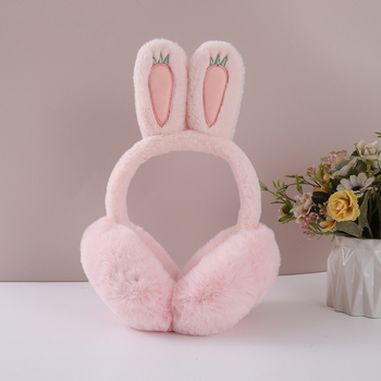 Άμεσες πωλήσεις εργοστασίου Φθινοπωρινά και Χειμερινά Βελούδινα Ζεστά Ακουστικά Ακουστικά Ακουστικά Αυτιά Κουνελιού Ανθεκτικά στο Κρύο Πτυσσόμενα Ακουστικά