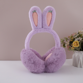 Άμεσες πωλήσεις εργοστασίου Φθινοπωρινά και Χειμερινά Βελούδινα Ζεστά Ακουστικά Ακουστικά Ακουστικά Αυτιά Κουνελιού Ανθεκτικά στο Κρύο Πτυσσόμενα Ακουστικά