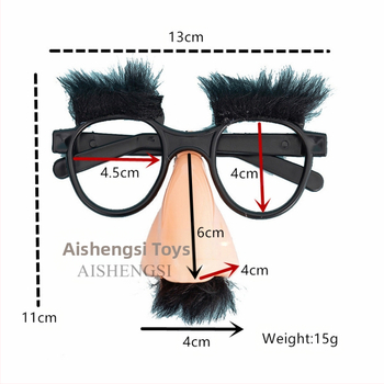 Παιδικά γυαλιά ενηλίκων με γένια, αστεία γυαλιά για το Halloween, πρωταπριλιά, αξεσουάρ για την παράσταση του χορού αποφοίτησης