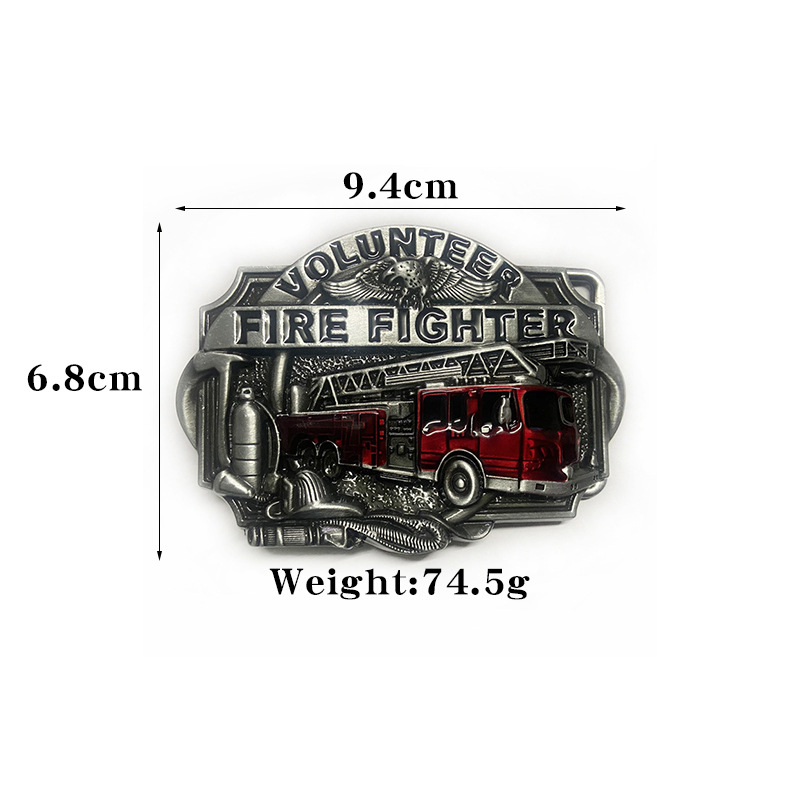 Ugniagesių diržo sagtis sandėlyje, didmeninė prekyba ugnies serijos lydinio diržo sagtimi, madinga asmenybė, džinsų sagtis