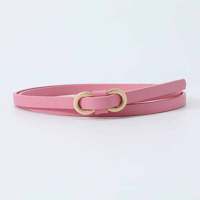 Új, menő, koreai stílusú, Chanel stílusú női öv, egyszerű, 8-as alakú csattal, mindenhez illő, többszínű, dekoratív vékony öv