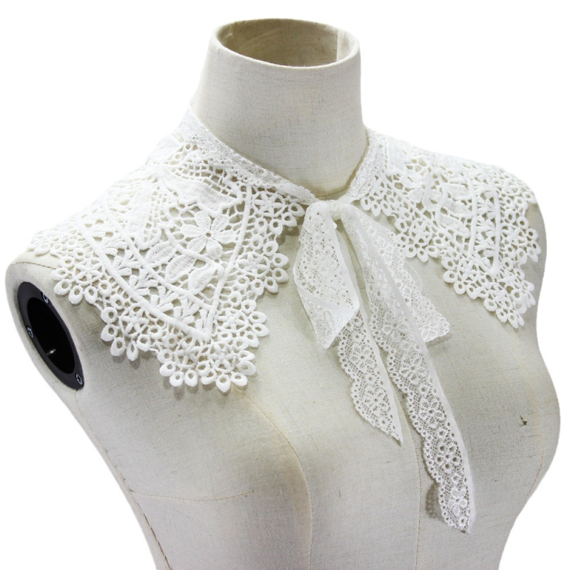 Ευρωπαϊκό και αμερικανικό AliExpress Amazon Εκρηκτικό κοίλο υδατοδιαλυτό ψεύτικο κολάρο κοίλο σάλι φόρεμα διακοσμητικό κολάρο