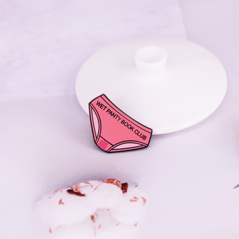 Olvasóklub jelvény ékszer ajándék kiegészítő ötvözet dupla csat zománc bross