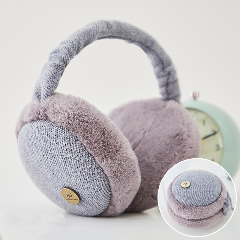 Téli meleg fülmozgatók női hamburg fültok koreai stílusú fülvédő plüss fülvédő összecsukható hangszigetelő fülmelegítő fülvédő férfiaknak