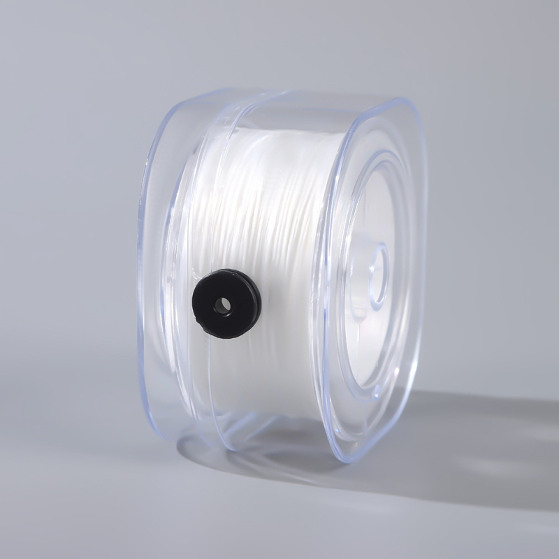 0,8 mm-es lapos selyem rugalmas spandex barkácsolt kézzel készített karkötő gumiszalaggal, kopásálló rugalmas vonallal, színes gyöngyös selyemvonal