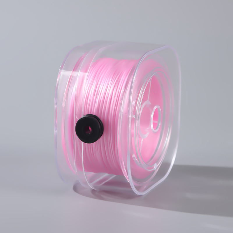 0,8 mm-es lapos selyem rugalmas spandex barkácsolt kézzel készített karkötő gumiszalaggal, kopásálló rugalmas vonallal, színes gyöngyös selyemvonal