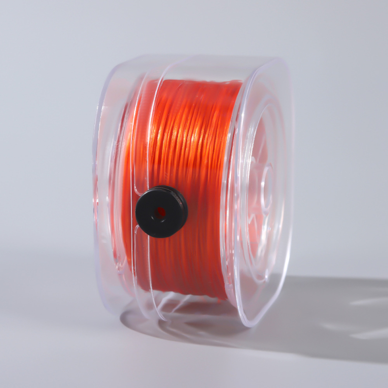 0,8 mm-es lapos selyem rugalmas spandex barkácsolt kézzel készített karkötő gumiszalaggal, kopásálló rugalmas vonallal, színes gyöngyös selyemvonal