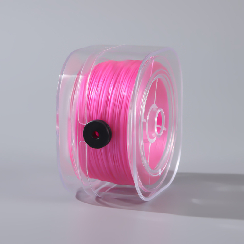 0,8 mm-es lapos selyem rugalmas spandex barkácsolt kézzel készített karkötő gumiszalaggal, kopásálló rugalmas vonallal, színes gyöngyös selyemvonal