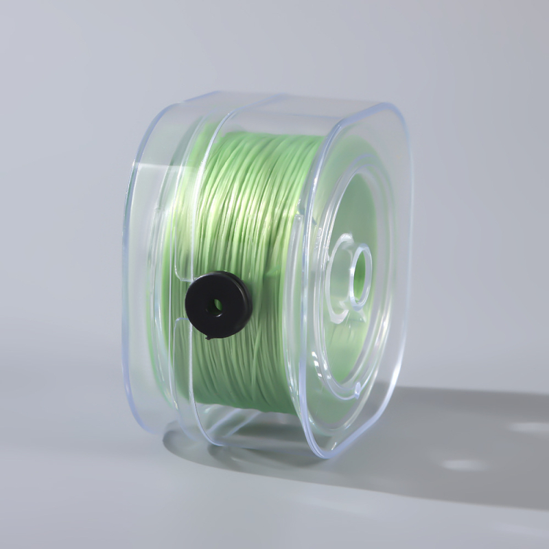 0,8 mm-es lapos selyem rugalmas spandex barkácsolt kézzel készített karkötő gumiszalaggal, kopásálló rugalmas vonallal, színes gyöngyös selyemvonal