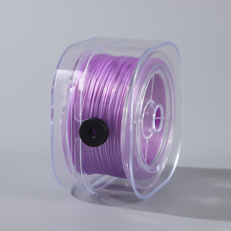 0,8 mm-es lapos selyem rugalmas spandex barkácsolt kézzel készített karkötő gumiszalaggal, kopásálló rugalmas vonallal, színes gyöngyös selyemvonal