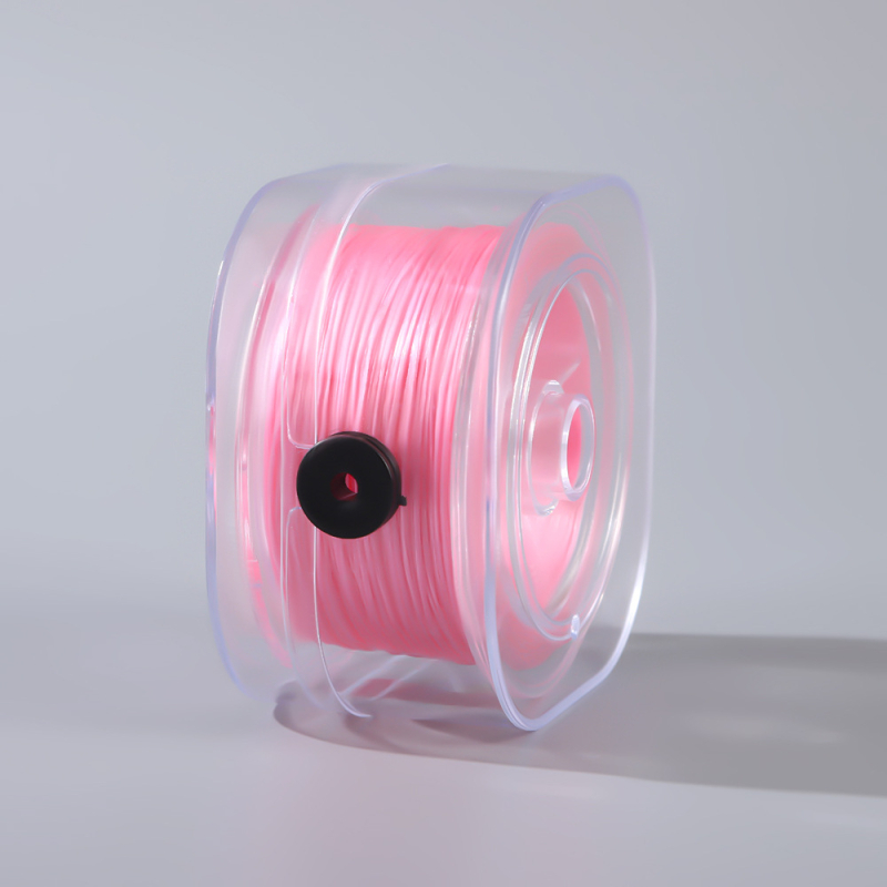 0,8 mm-es lapos selyem rugalmas spandex barkácsolt kézzel készített karkötő gumiszalaggal, kopásálló rugalmas vonallal, színes gyöngyös selyemvonal