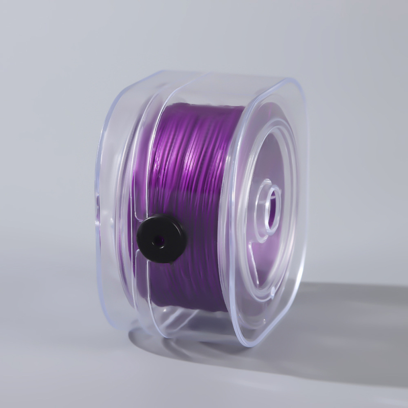 0,8 mm-es lapos selyem rugalmas spandex barkácsolt kézzel készített karkötő gumiszalaggal, kopásálló rugalmas vonallal, színes gyöngyös selyemvonal