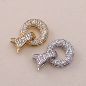 Barkács kiegészítők S925 ezüst mikroberakásos koreai Seiko gyöngy csat nyaklánc csat pulóver lánczár csat karkötő csat kiegészítők