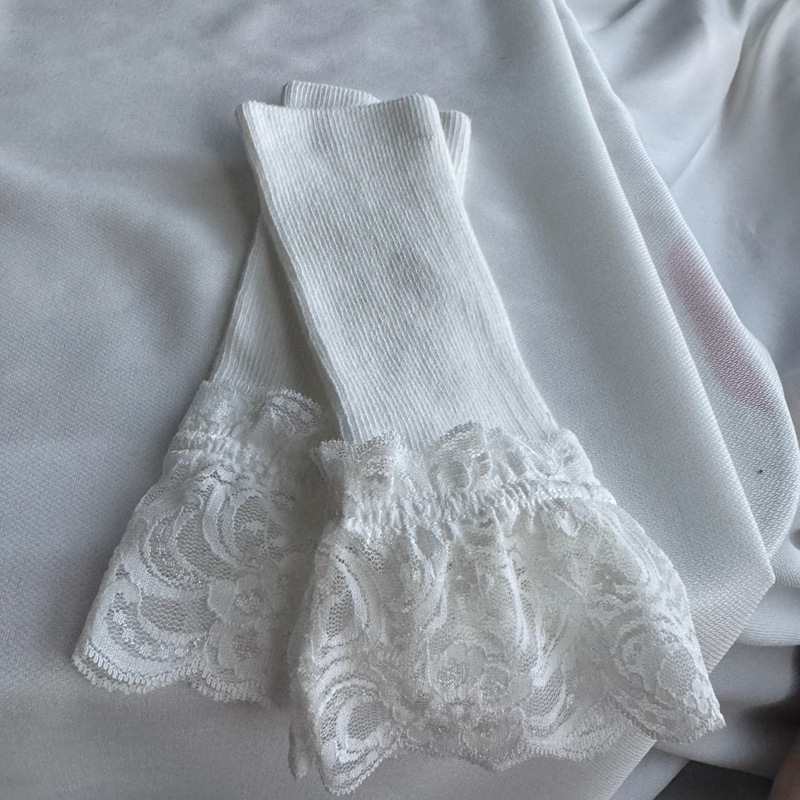 Pavasario ir rudens plonas megztinis, megztinio rankogaliai, su laipiojimo aksesuarais, apyrankė, netikra rankogalė, aukštos kokybės nėrinių netikra rankovė moterims