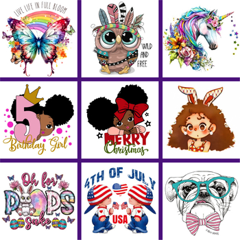 Gamintojo didmeninė prekyba šilumos perdavimo lipdukais, vaikų drabužiais, Helovino raštais, drabužių spausdinimu, ofsetine spauda, balto rašalo šilumos perdavimo lipdukai