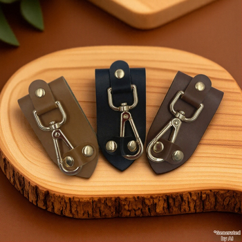 Εξωτερική ρετρό φορητή ζώνη μπρελόκ κρεμαστή μέσης από δέρμα, δερμάτινη ζώνη μόδας, δερμάτινο δαχτυλίδι, πρακτικό αξεσουάρ γάντζου ζώνης